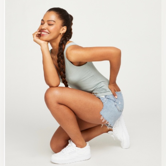 🩷🩷🩷SOLD!!🩷🩷🩷 GENTLE FAWN - NWOT - Starling V-Neck Tank - Seafoam - size XL - Picture 3 of 7